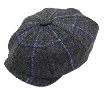 Olney Detroit Docker Baker Boy – Kirkton Grey Panecheck image 0