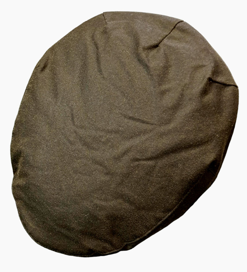 Failsworth Waxed Cotton Waterproof Flat Cap - Olive image 1
