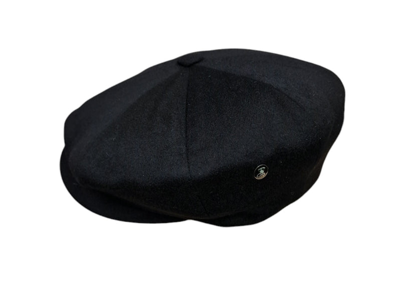 City Sport Oversized Baker Boy 11.5" Cashmere - Black image 2
