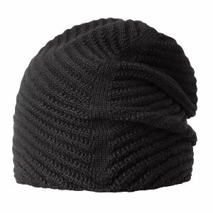 Bailey Tallinn Slouch Fit Beanie – Black 100% Merino Wool image 0