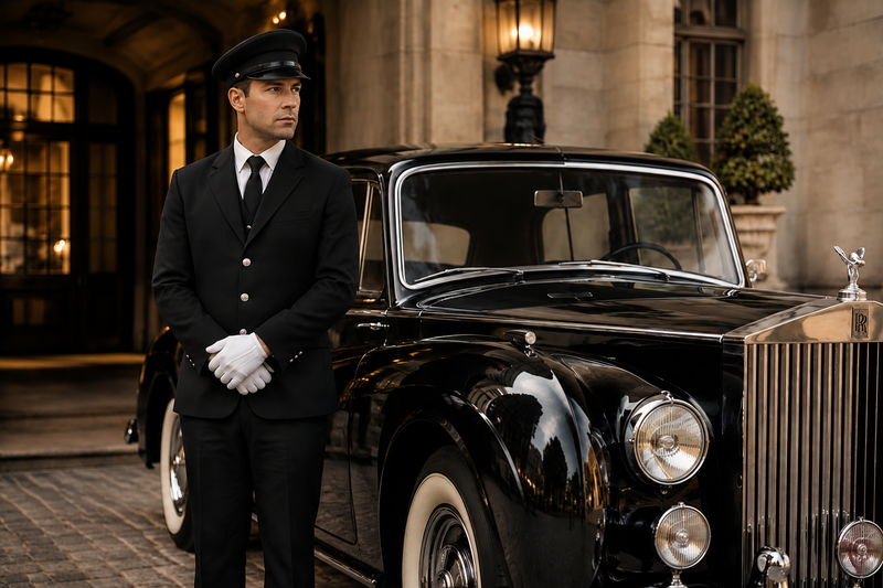 CCC Ltd Chauffeur Cap – Black image 0