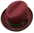 Christys' Homburg Hat – Burgundy image 0