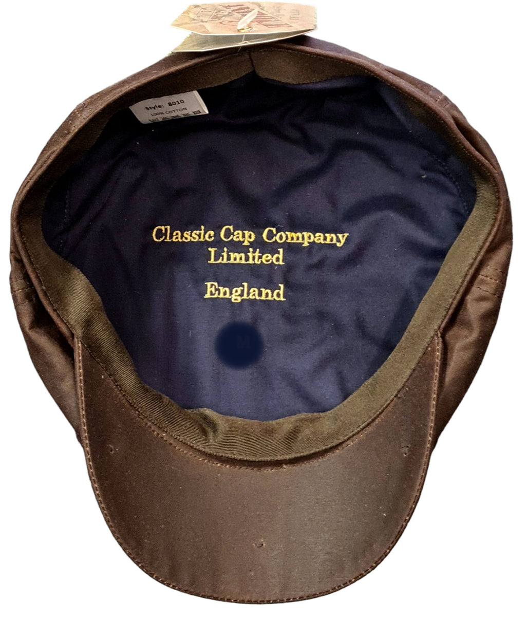 CCC Ltd/Herald and Heart Rutland Urban Baker Boy Cap - Brown Waxed Cotton image 1