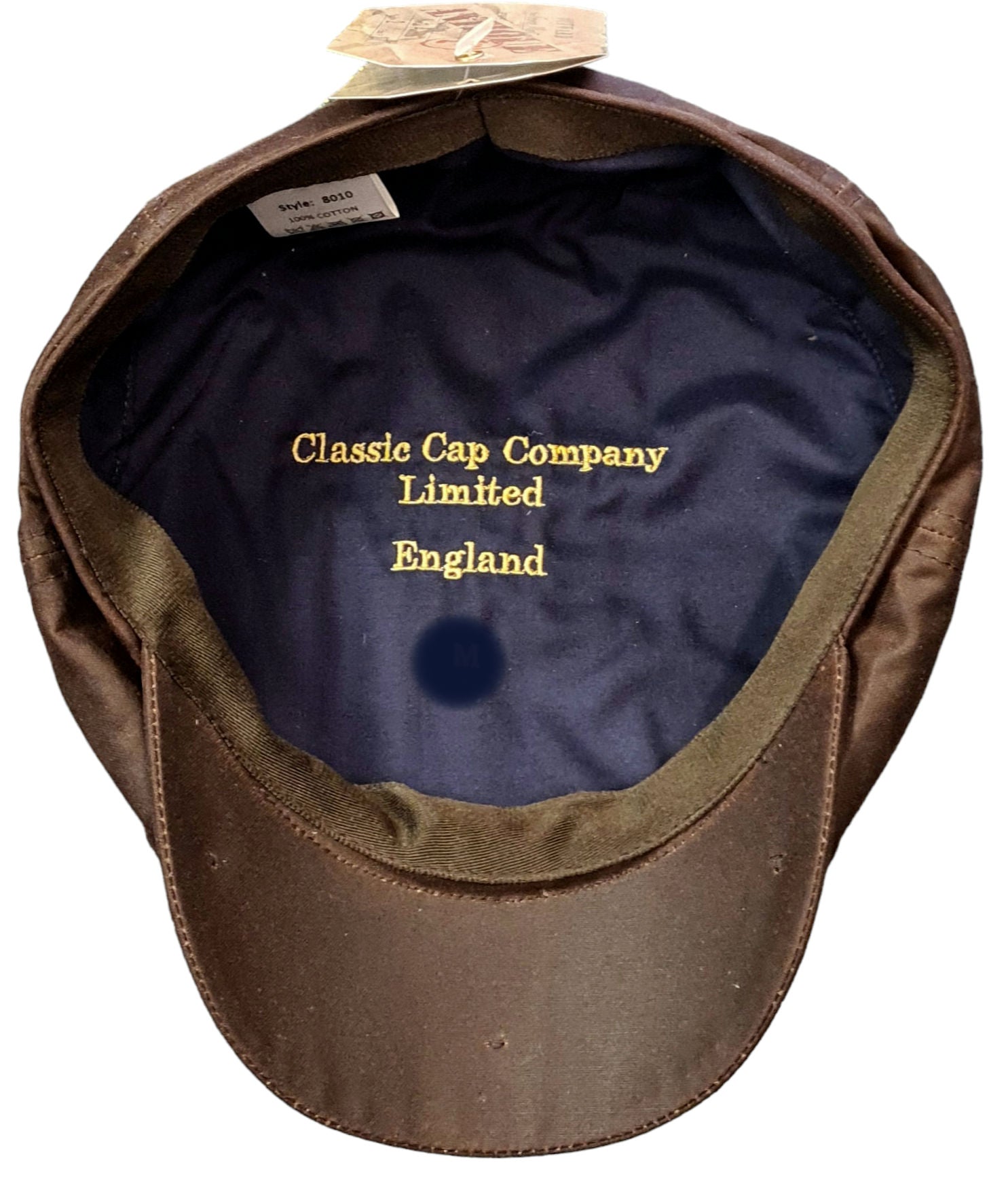 CCC Ltd/Herald and Heart Rutland Urban Baker Boy Cap - Brown Waxed Cotton image 1