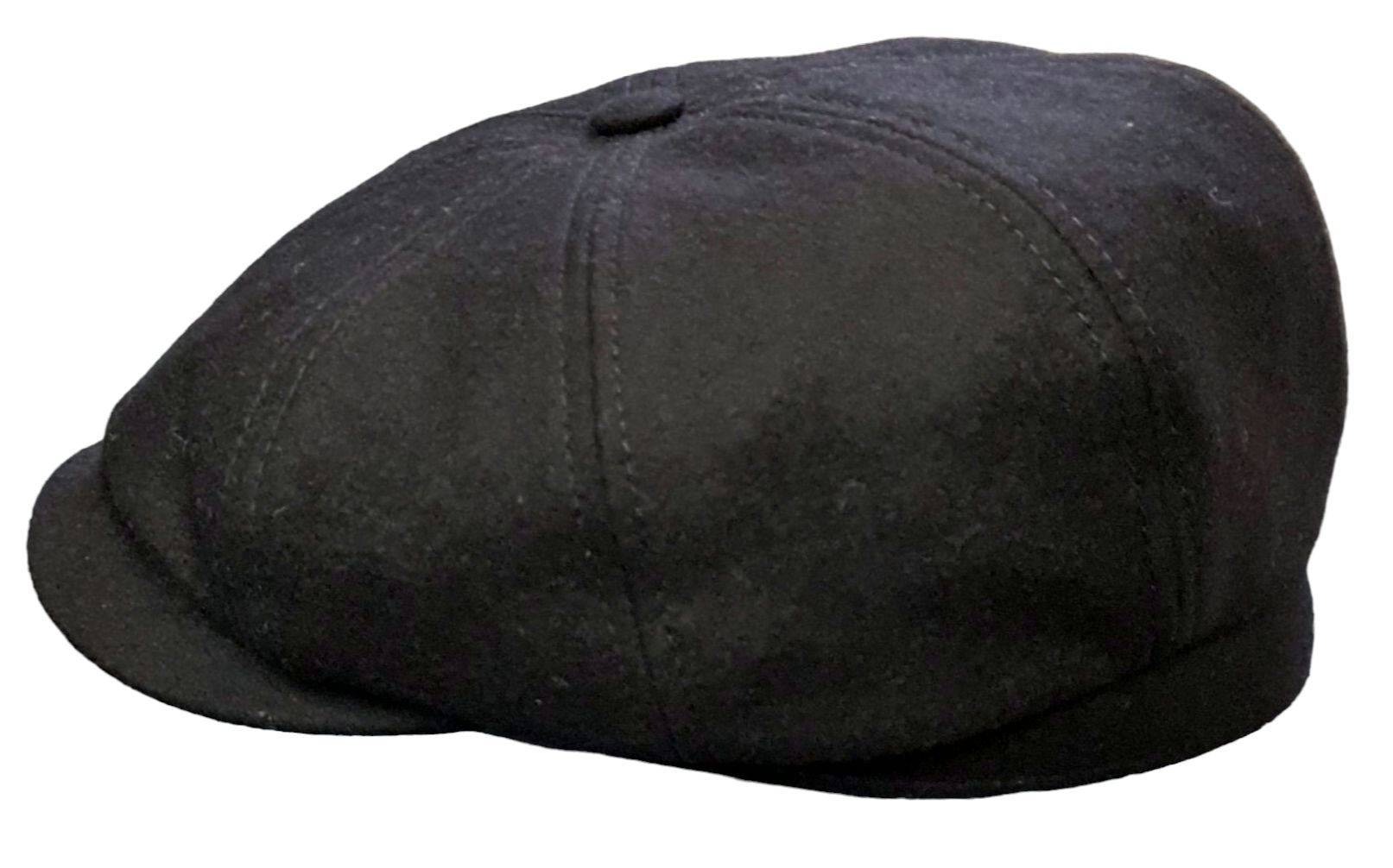CCC Ltd/Herald & Heart Rutland Urban Baker Boy Cap - Black Cashmere Blend image 2