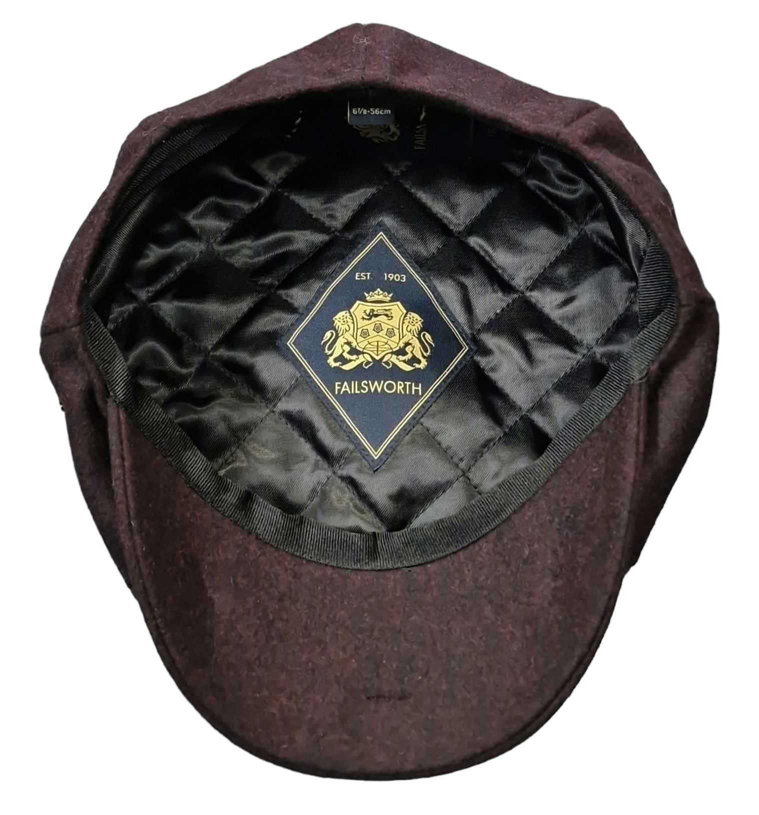 Failsworth Urban Baker Boy Alfie – Merlot Wool Melton image 1