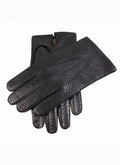 Dents Kent Peccary Print Gloves – Black image 0