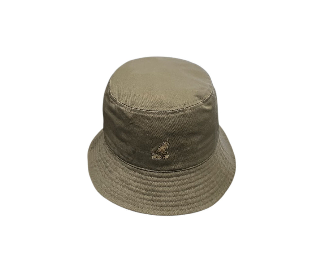 Kangol Washed Bucket Hat - Smog (Olive Green) image 2