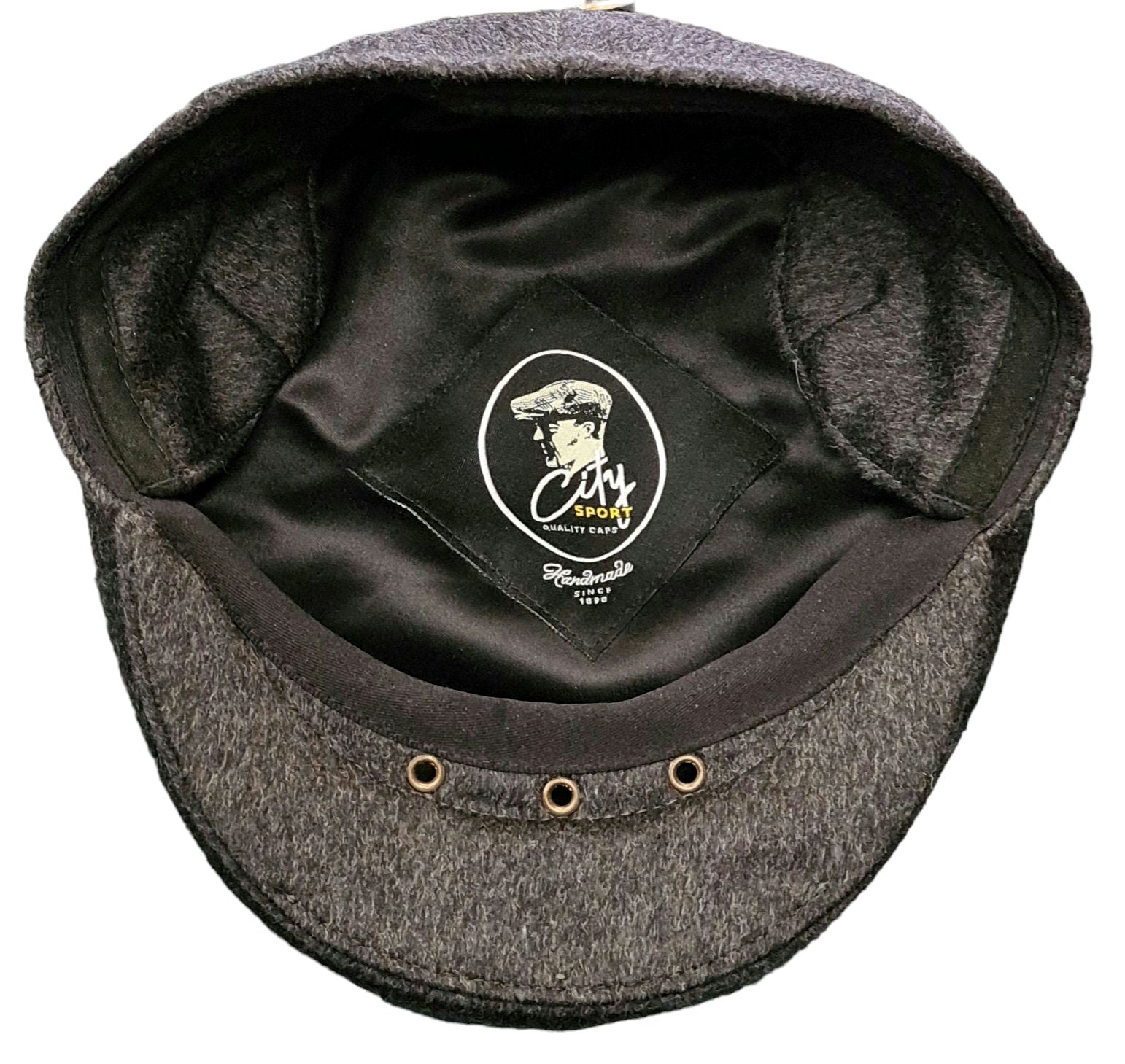 City Sport Loden Earflap Driving Cap - Grey image 1