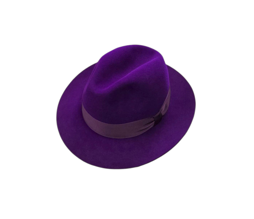 Susquehana/Gamble & Gunn Mason/Molton Classic Trilby - Purple Luxury Feel image 0