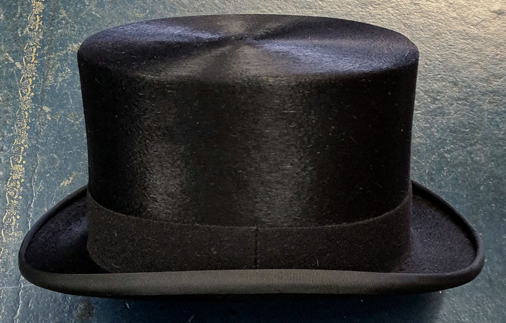 Christys' Fur Felt Top Hat - Black image 2