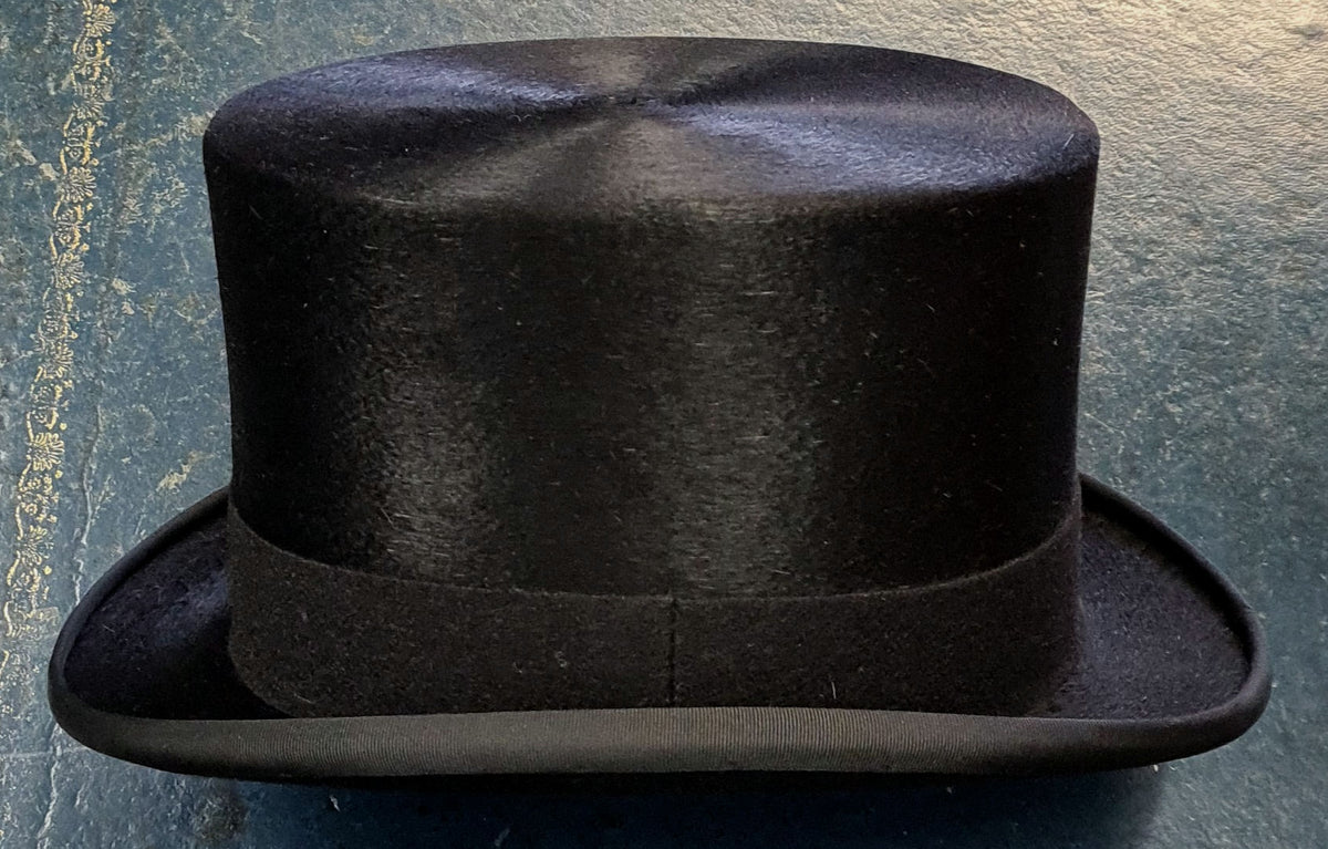 Christys' Fur Felt Top Hat - Black image 2