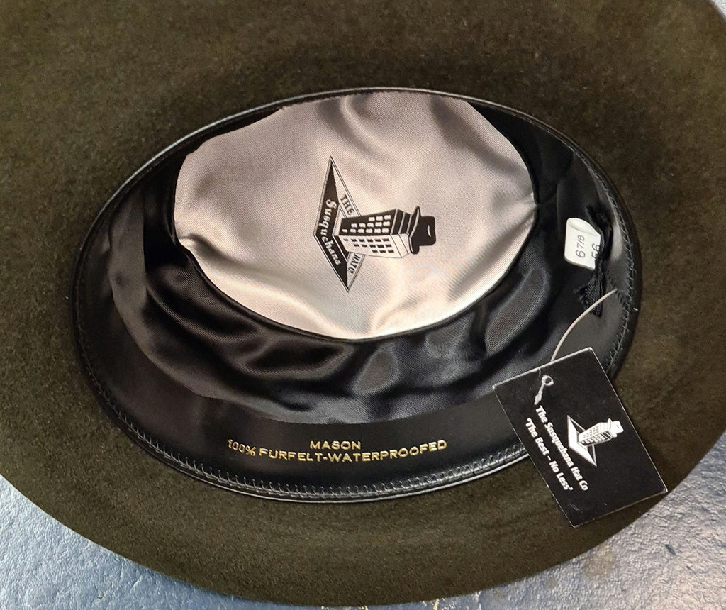 Susquehana Mason Classic Trilby Hat - Green Luxury Feel image 3