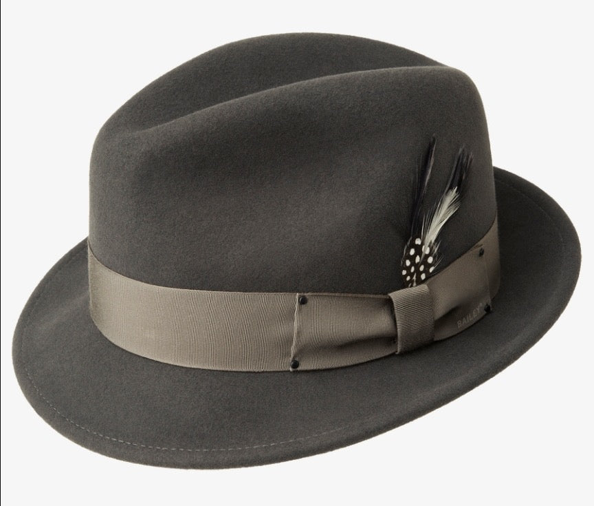 Bailey Tino Wool Felt Trilby – Basalt Grey image 2