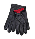 Dents Kingston Hairsheep Leather Gloves - Black with Red Silk Lining image 0