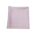 Pure Silk Polka Dot Hankie - Pink/Navy image 0