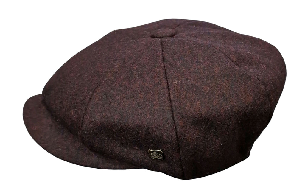 Failsworth Urban Baker Boy Alfie – Merlot Wool Melton image 3