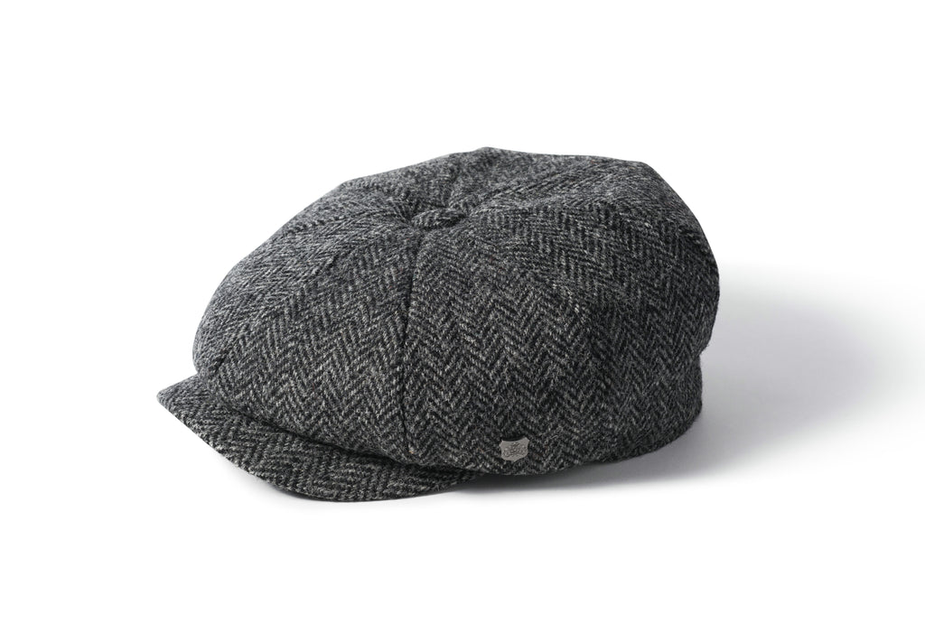 Failsworth Carloway 4615 Urban Baker Boy Cap - Grey Herringbone image 0