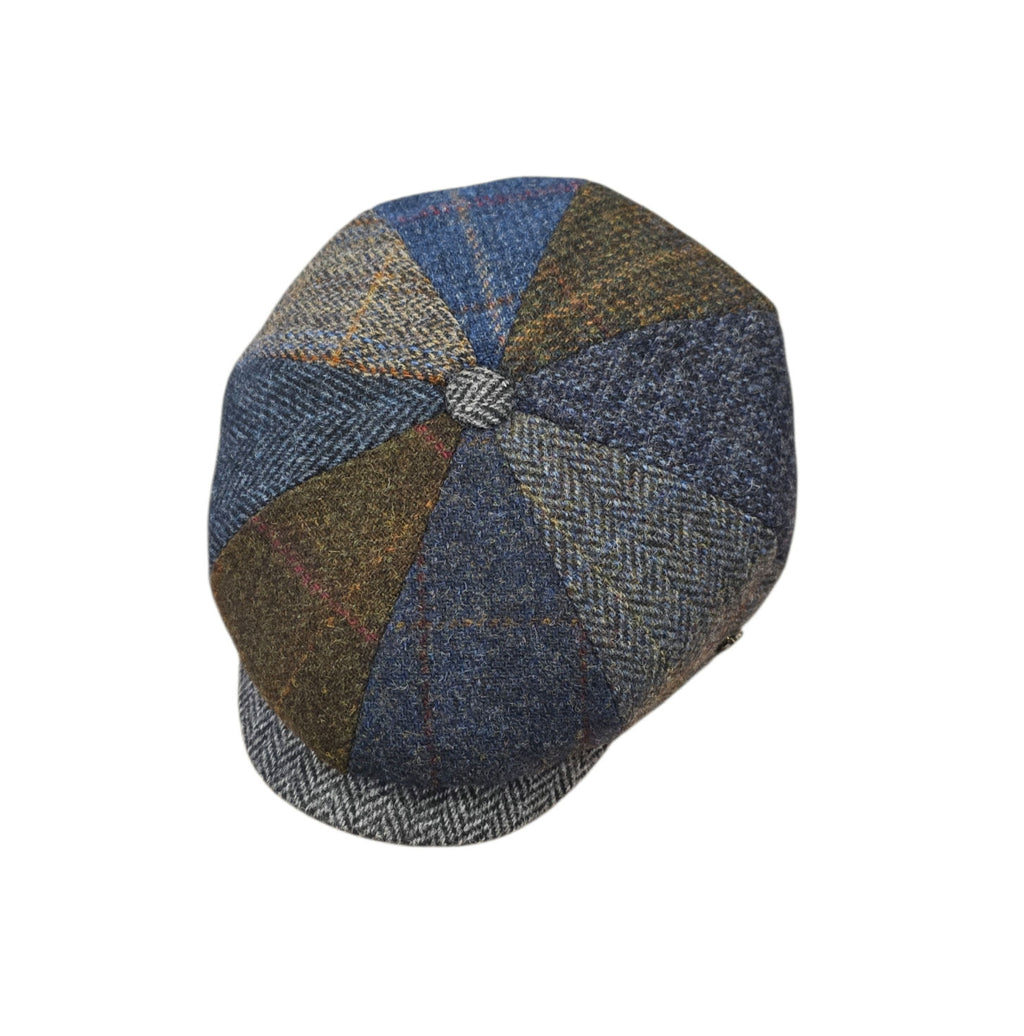 Failsworth Lewis Urban Baker Boy Cap – Patchwork Harris Tweed image 0