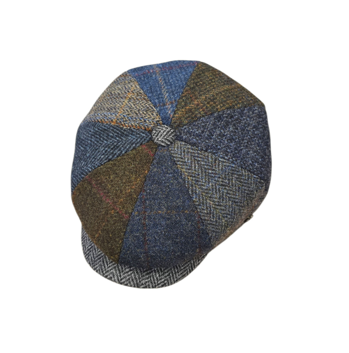 Failsworth Lewis Urban Baker Boy Cap – Patchwork Harris Tweed image 0