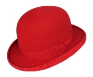 CCC Ltd Fur Felt Bowler - Red image 0
