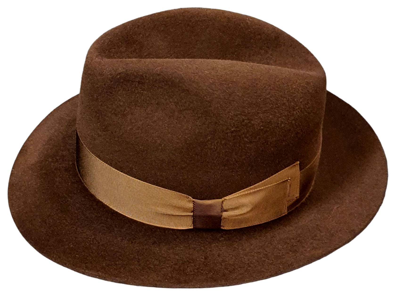 Susquehana Mason Classic Trilby Hat - Chocolate Luxury Feel image 2