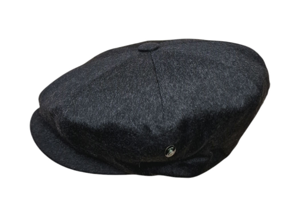City Sport Oversized Baker Boy Cap & Scarf Set – Grey Pure Cashmere image 3