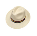 Failsworth Snap Brim Genuine Panama Hat - Navy Stripe image 0