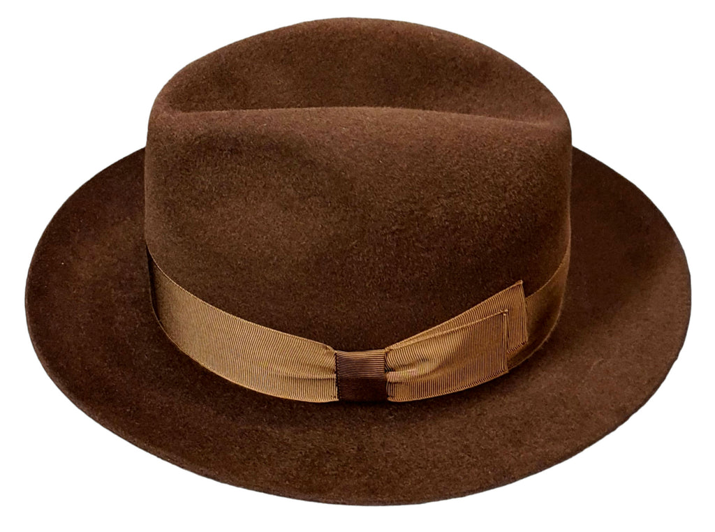 Susquehana Mason Classic Trilby Hat - Chocolate Luxury Feel image 3