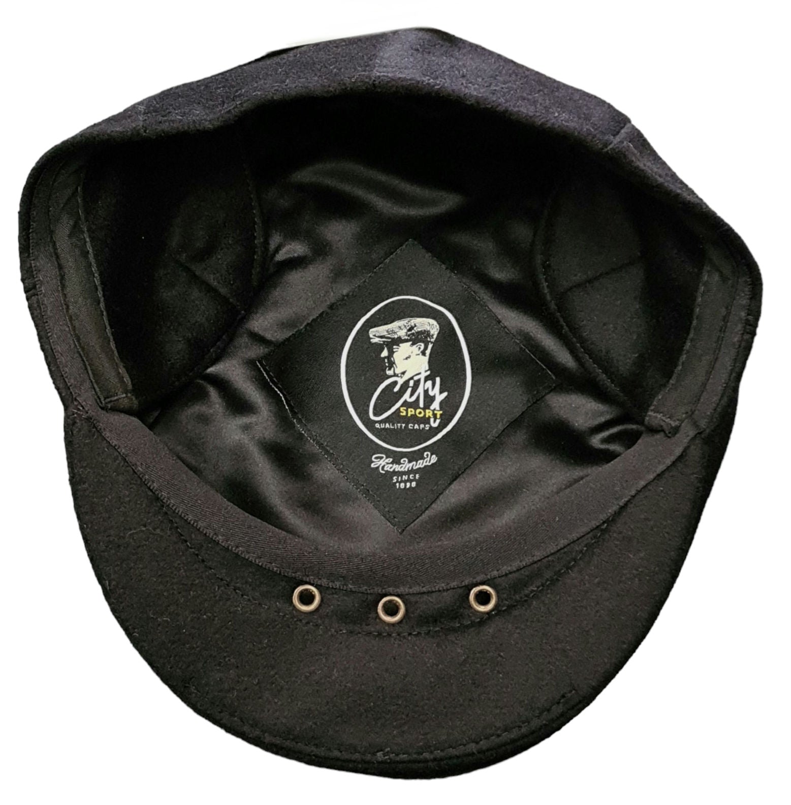 City Sport Loden Earflap Driving Cap - Black image 1