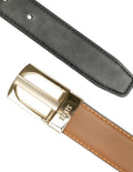 Dents Leather Reversible Belt - Black/Tan image 1
