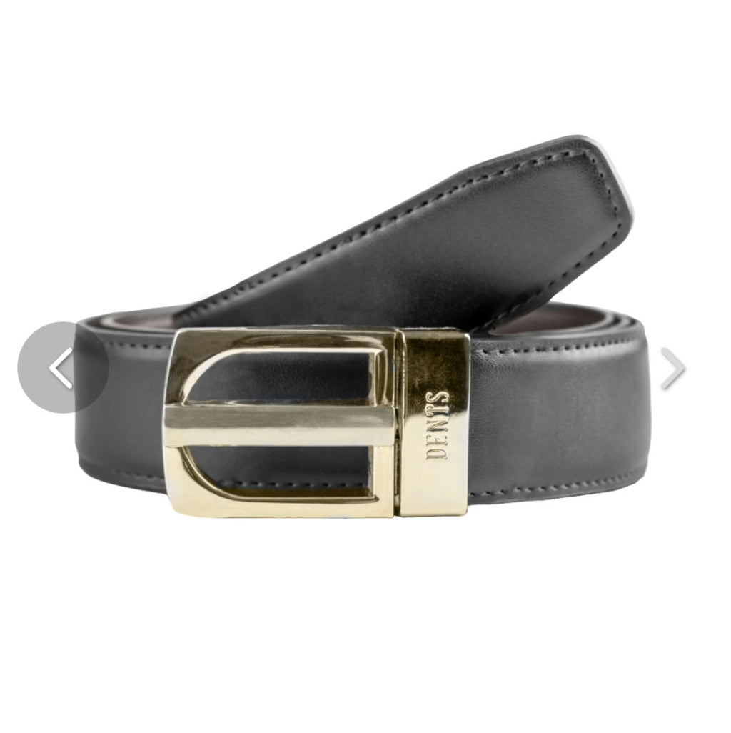 Dents Leather Reversible Belt - Brown/Black image 0