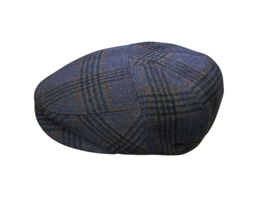 Bailey Ormond Urban Duckbill Cap – Navy Plaid image 1