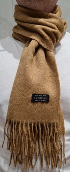 Failsworth Lambswool Scarf - Camel image 1