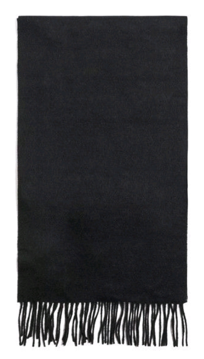 Failsworth Lambswool Scarf - Black image 1