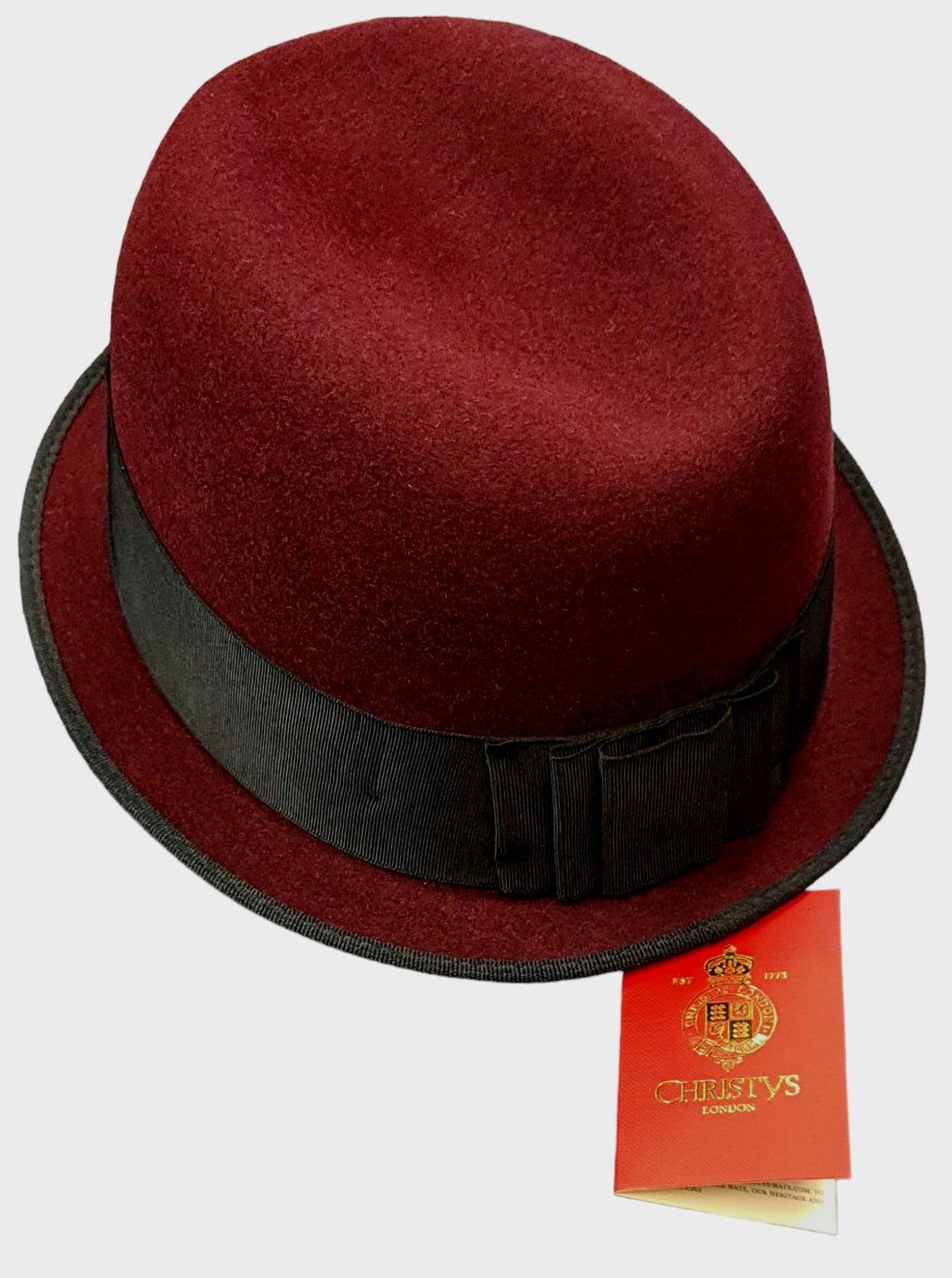 Christys' Blue Beat/Mod Hat - Burgundy Limited Edition image 2