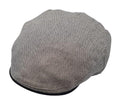 Christys' County Cap – White/Black Herringbone image 0