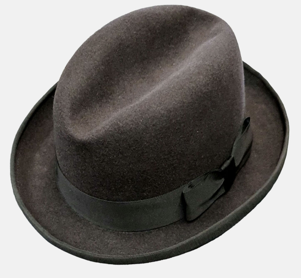 Christys' Homburg Hat – Charcoal Grey image 0