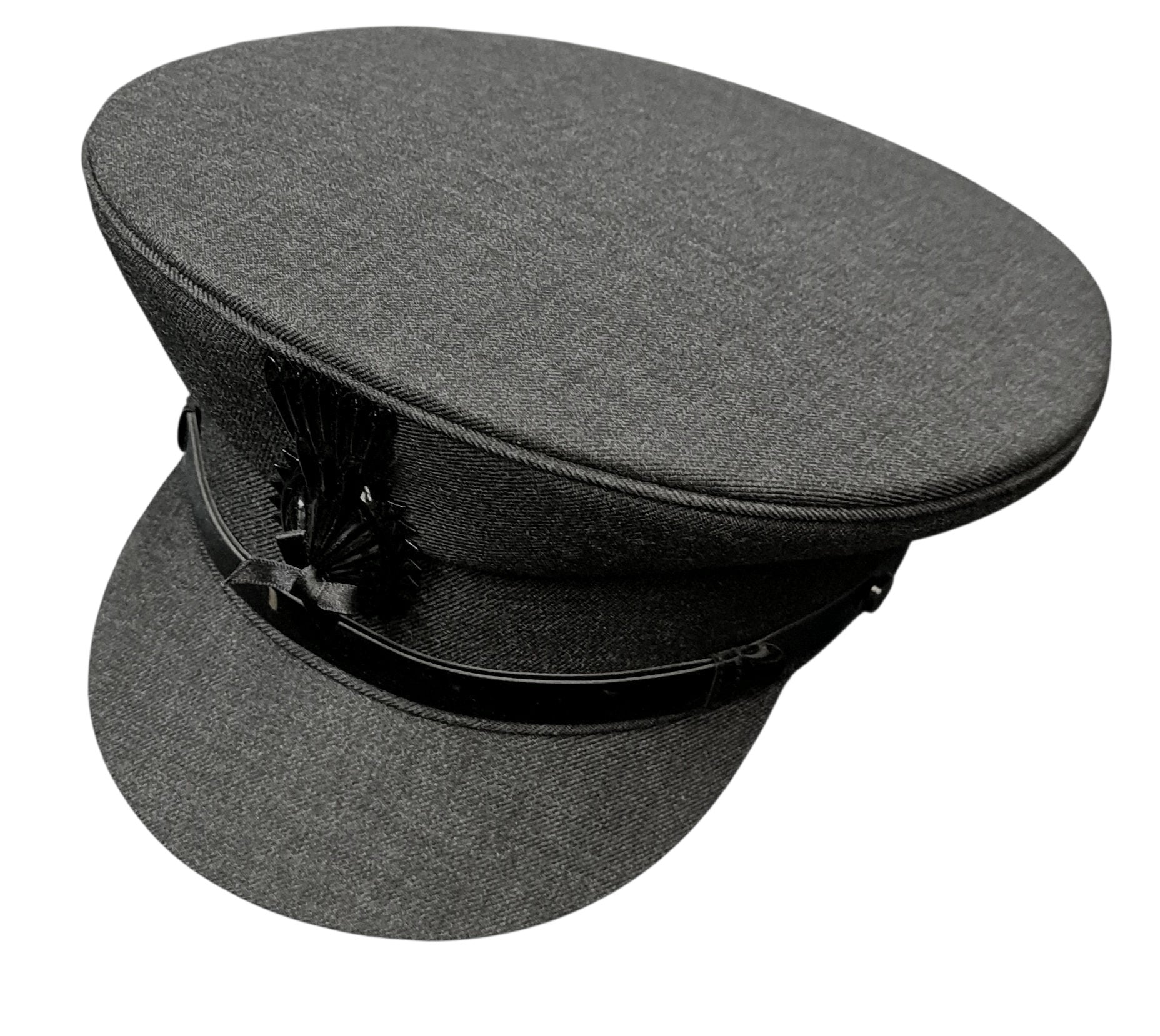CCC Ltd Chauffeur Cap – Charcoal Grey Wool/Polyester image 0