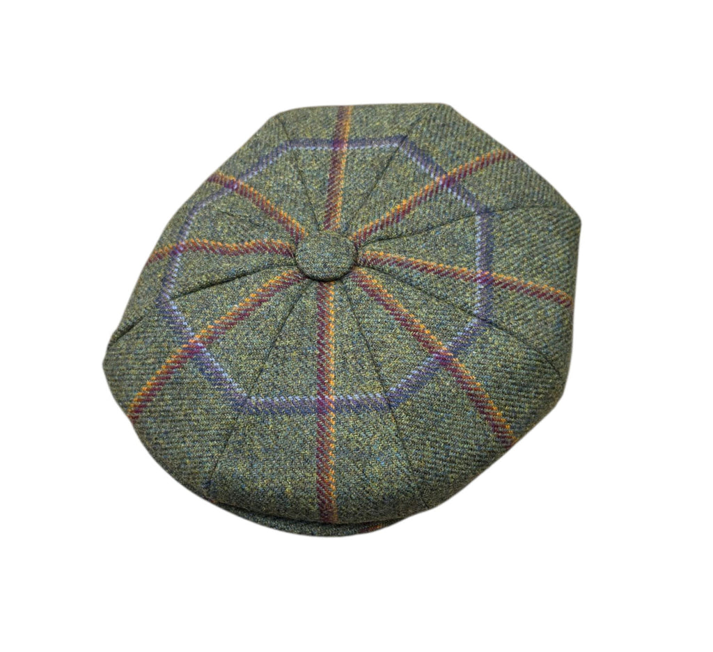 Olney Redford Baker Boy Cap - Green Panecheck image 0
