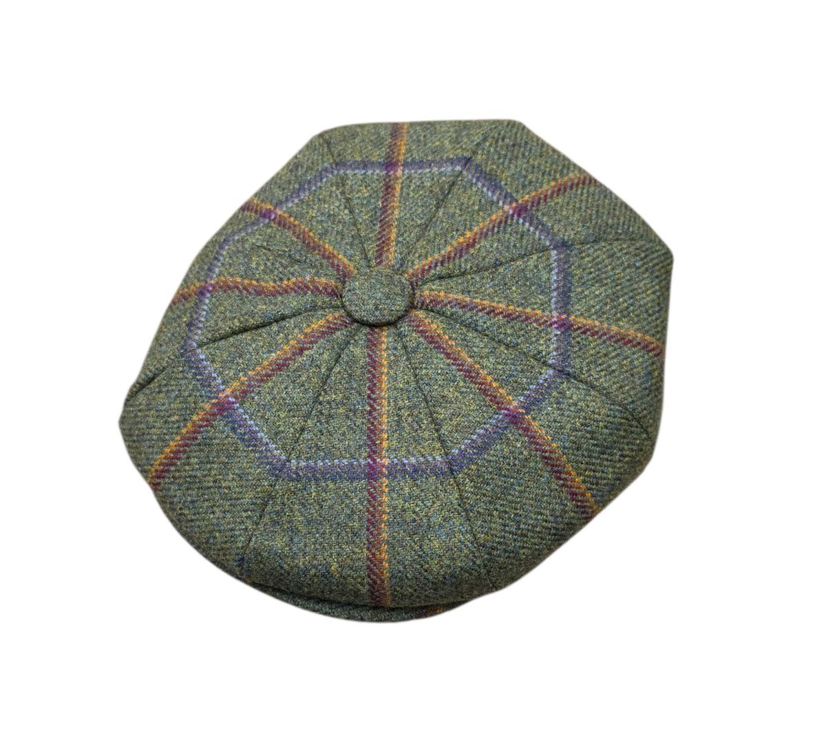 Olney Redford Baker Boy Cap - Green Panecheck image 0