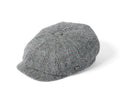 Failsworth Carloway 2022 Urban Baker Boy Cap - Silver Grey Check Harris Tweed image 0