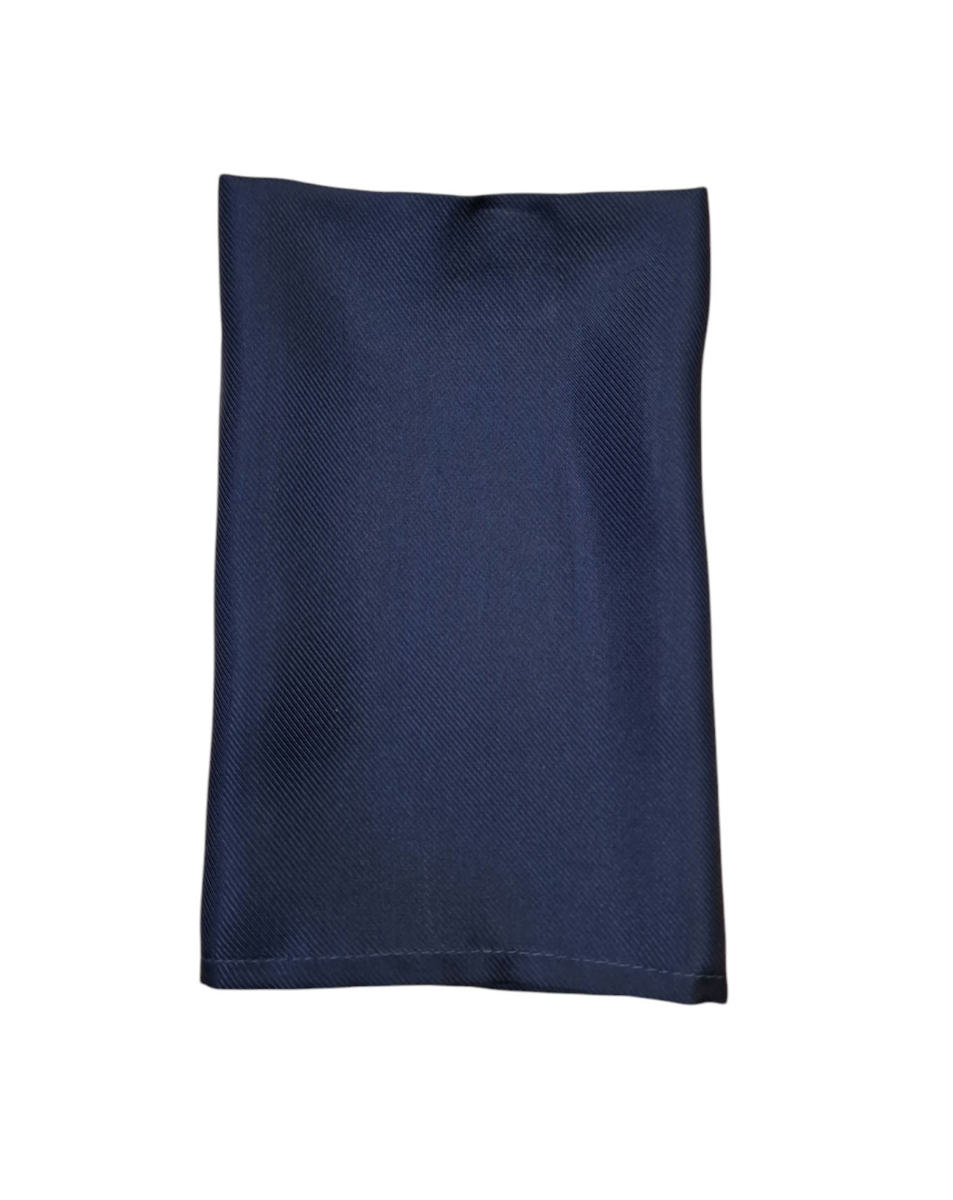 Pure Silk Hankie - Textured Navy Blue image 0