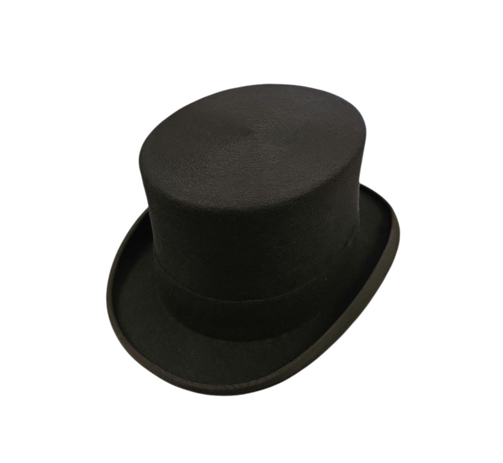 Christys' Black Wool Felt Top Hat - Black image 0