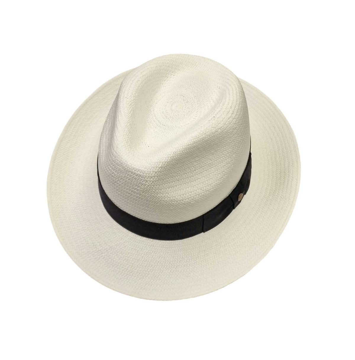 Failsworth Superfine Genuine Panama Hat – Bleach with Black Band image 0