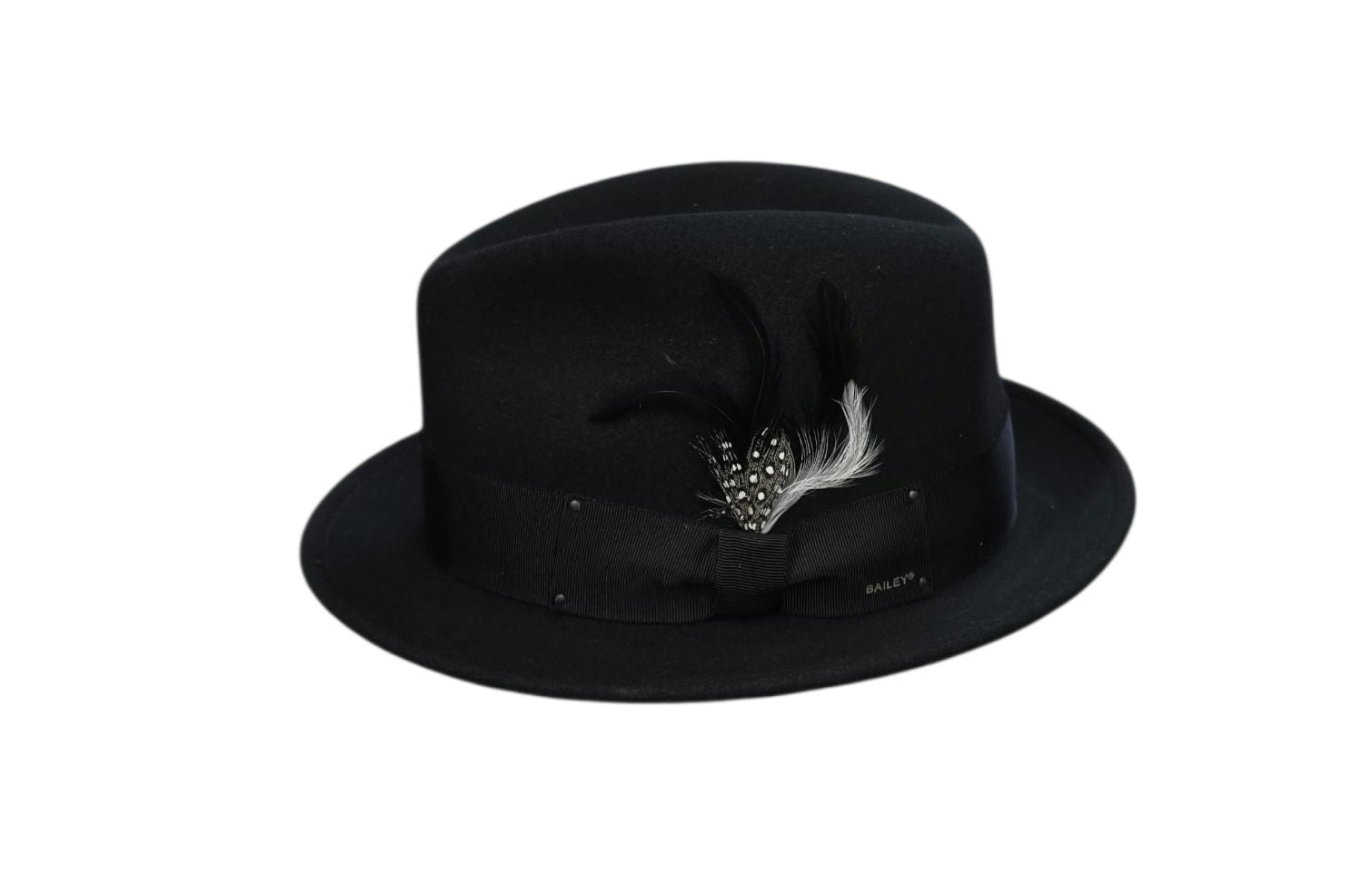 Bailey Tino Wool Felt Trilby – Black image 1