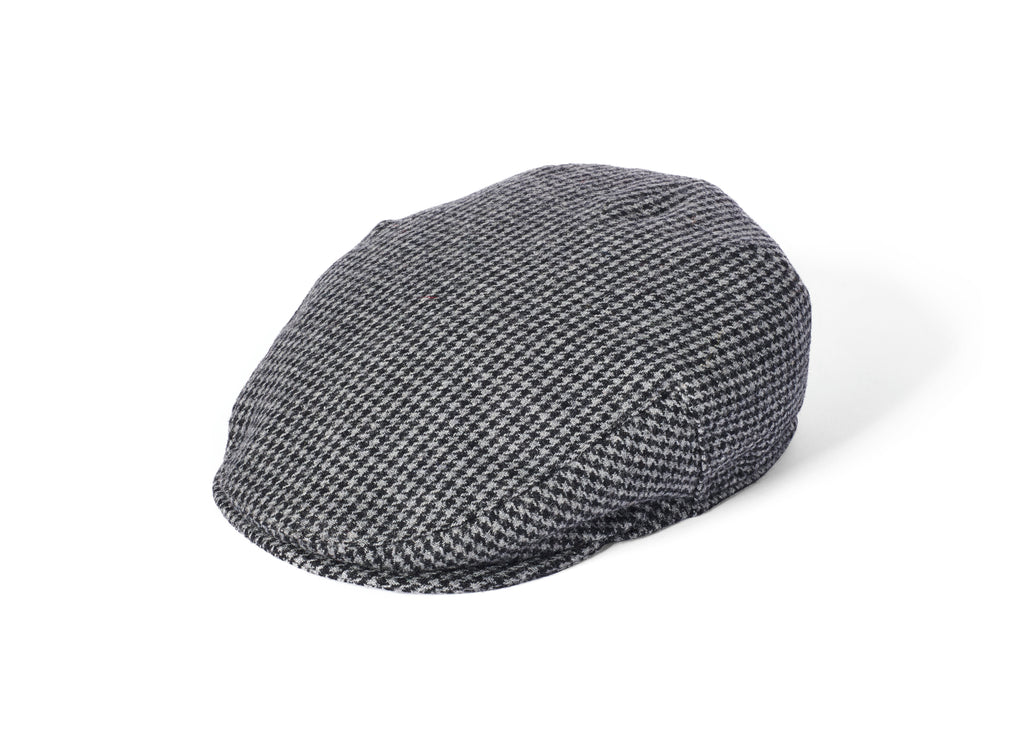 Failsworth London Cheesecutter 997 – Classic Grey Check Wool Mix Flat Cap image 0