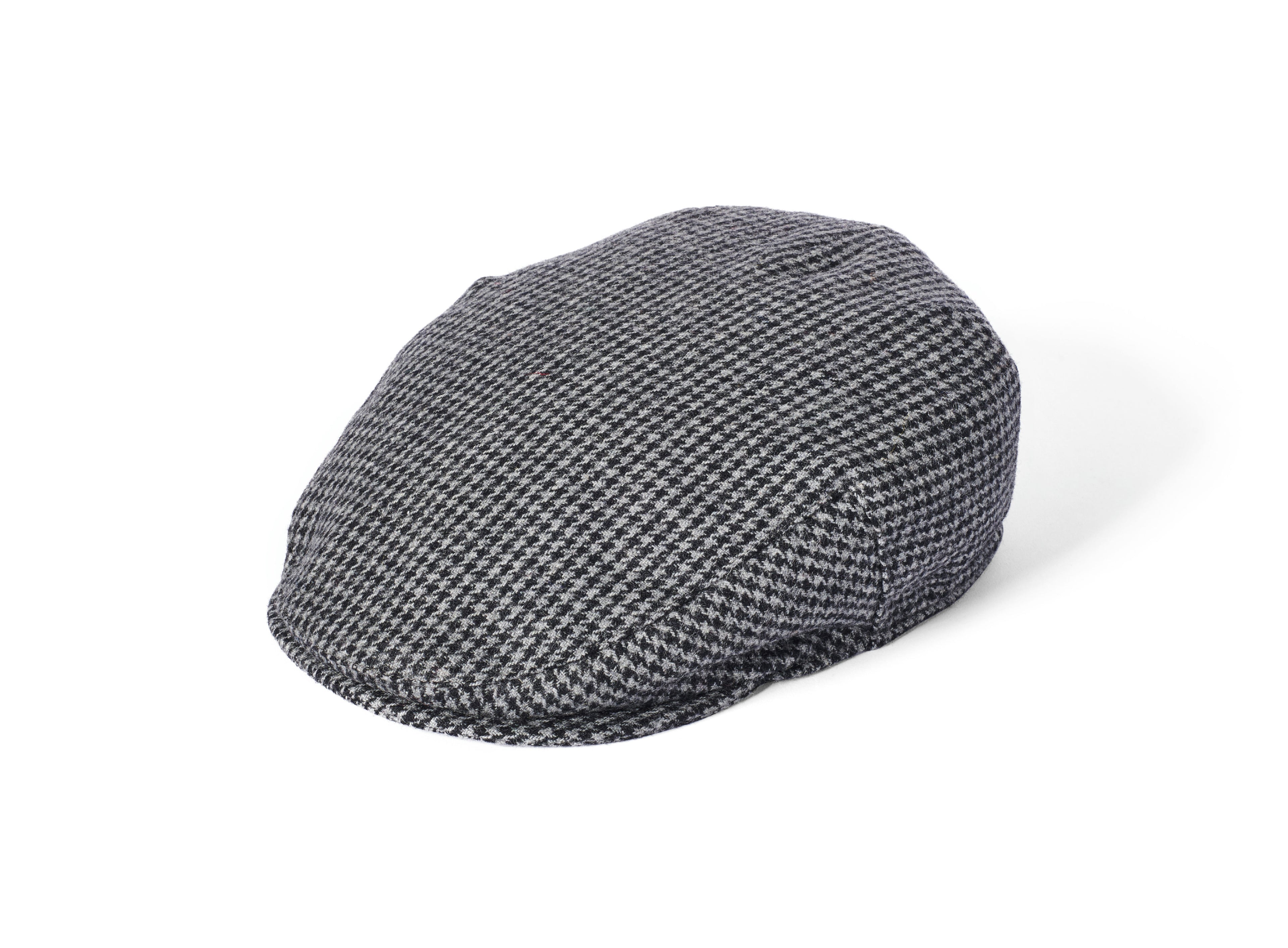 Failsworth London Cheesecutter 997 – Classic Grey Check Wool Mix Flat Cap image 0