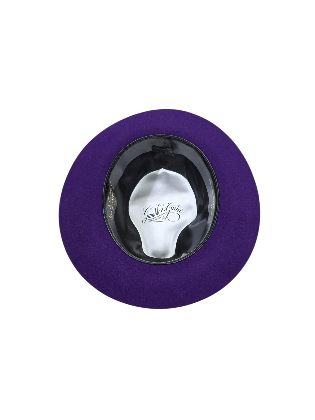 Susquehana/Gamble & Gunn Mason/Molton Classic Trilby - Purple Luxury Feel image 5