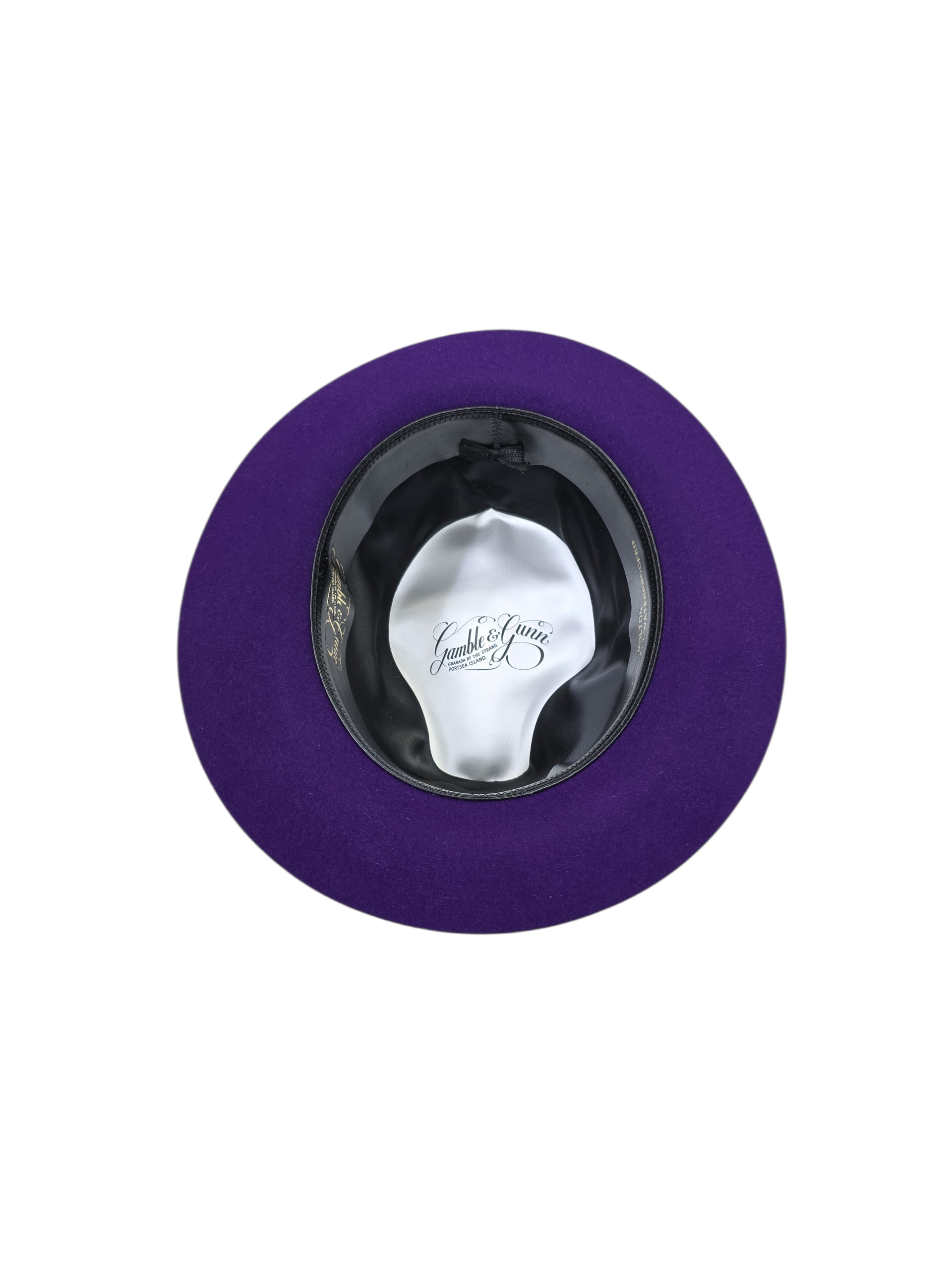 Susquehana/Gamble & Gunn Mason/Molton Classic Trilby - Purple Luxury Feel image 5